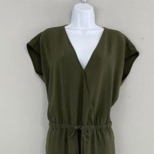 NWT Anne Taylor Army Green Jumpsuit